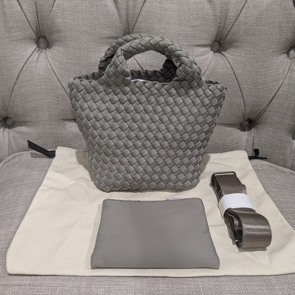 Naghedi St. Barths Petit Tote Celadon Light Jade Green - Picture 2 of 8